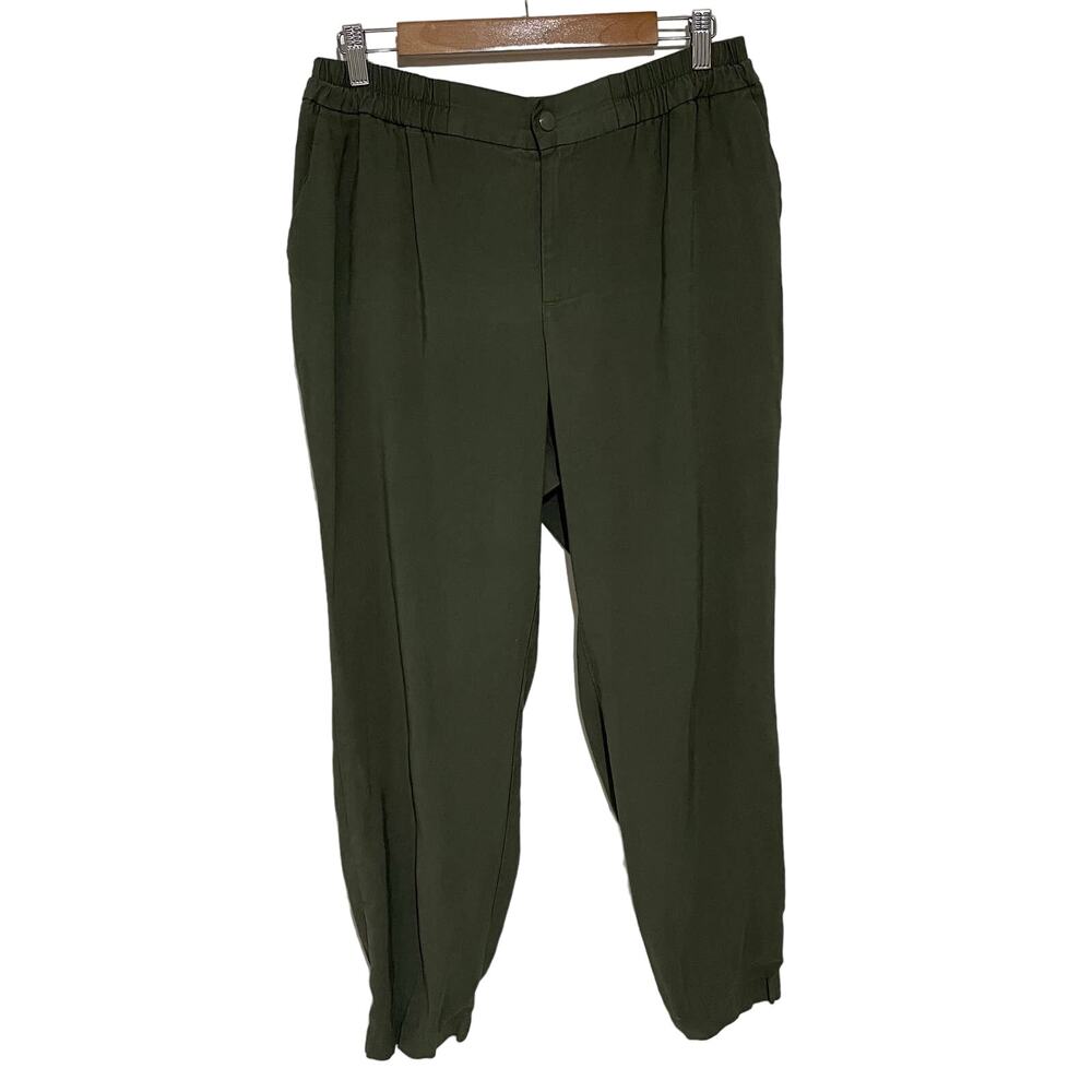A New Day Target Green Jogger Dress Pants Large Cottagecore Corpcore Career Wear